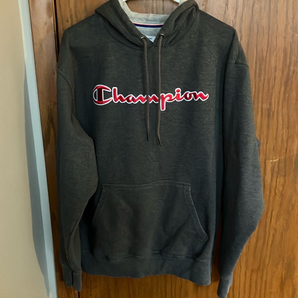 Champion Gray Sweatshirt Classic Hoodie